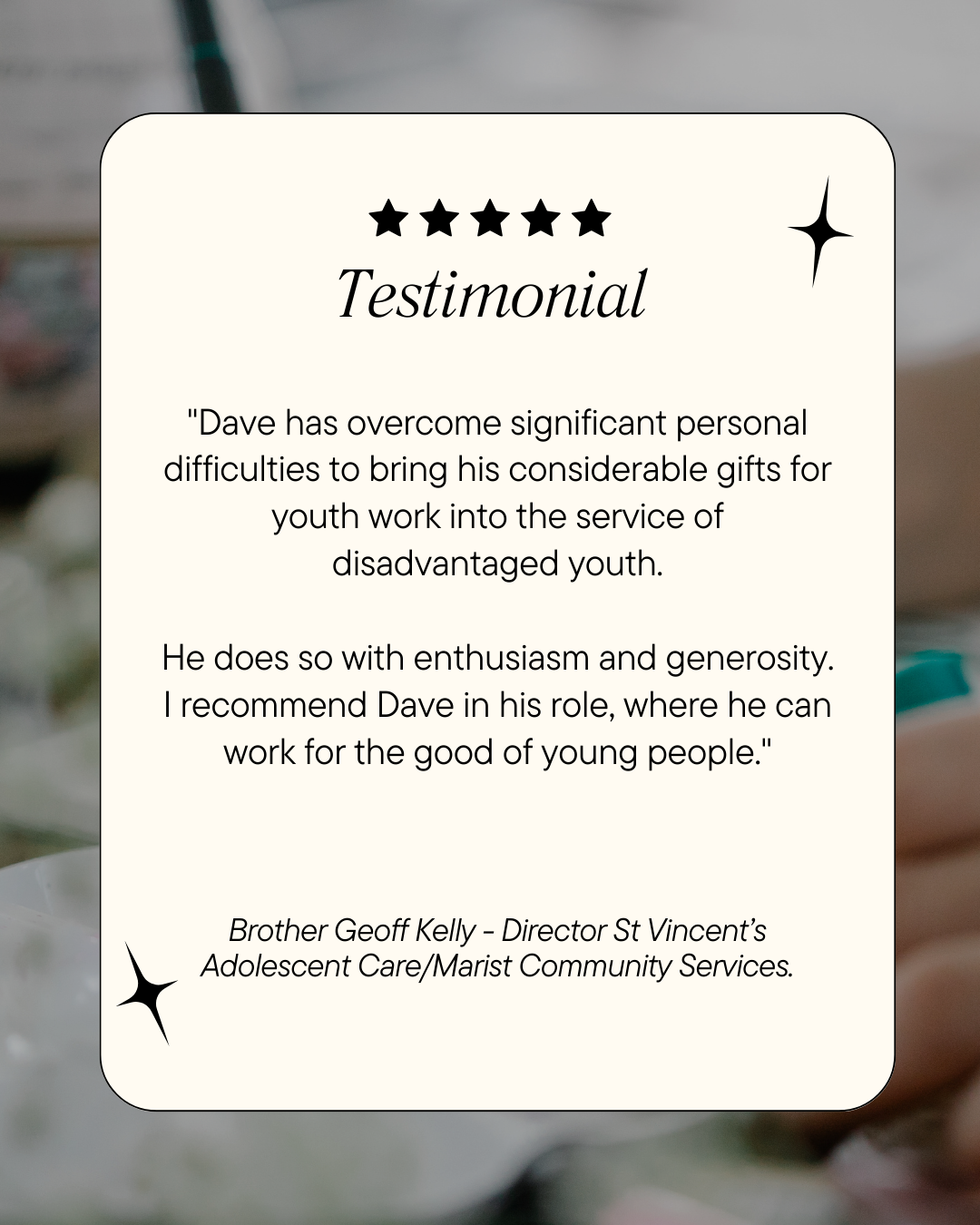 Testimonial - Geoff